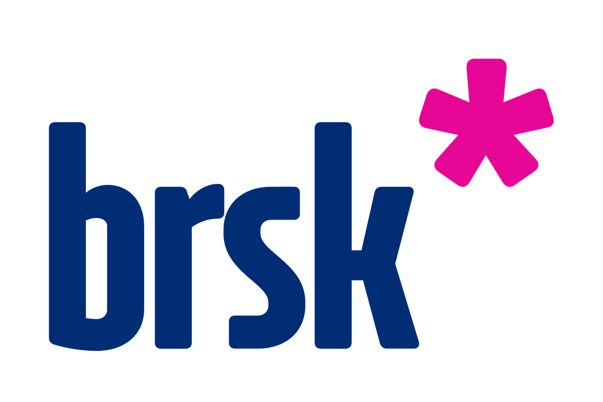 Brsk Broadband logo.