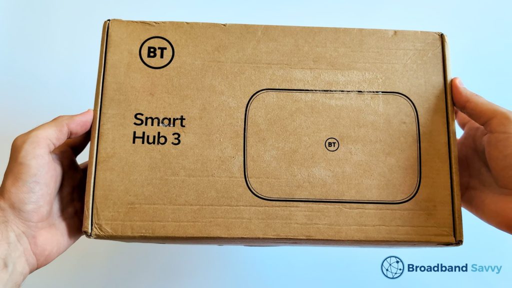 BT Smart Hub 3 box.