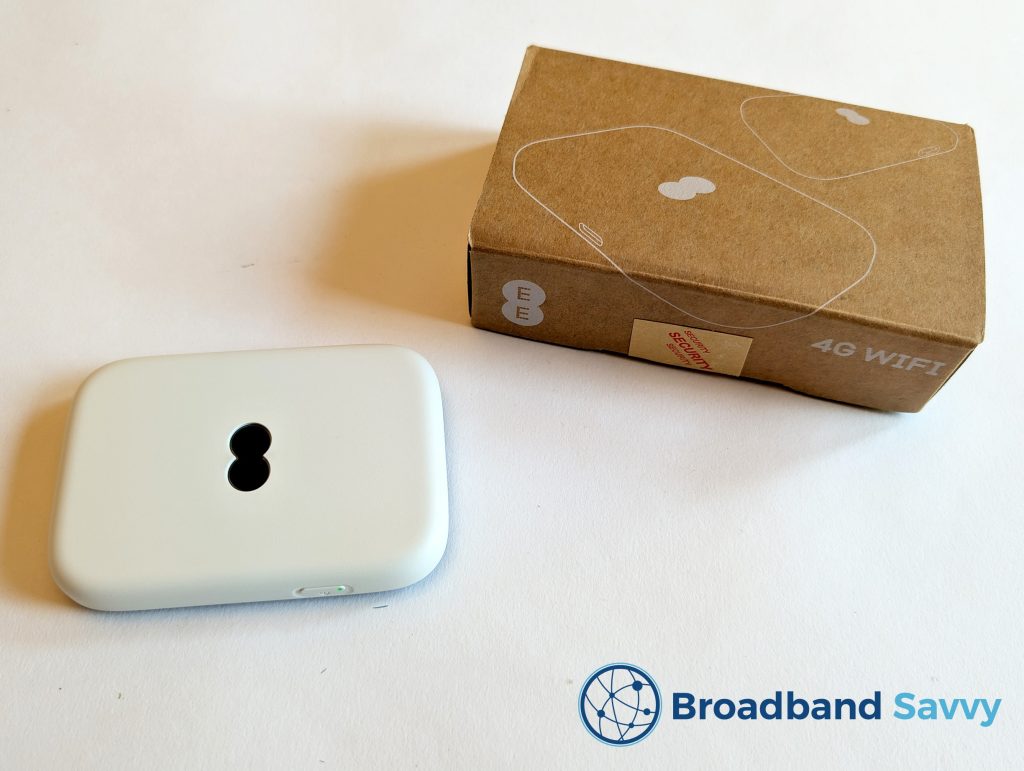 EE 4G MiFi with box.