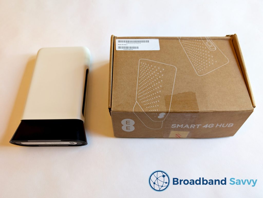 EE Smart 4G Hub with box.