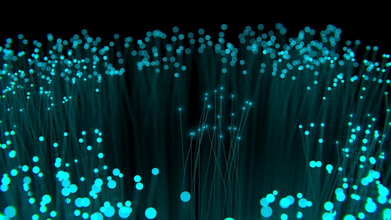 Fast broadband fibre optic cable.