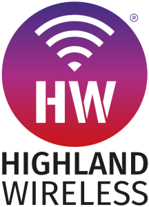 Highland Wireless logo.