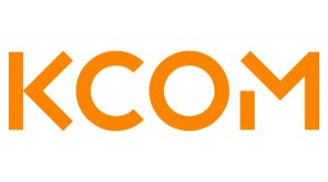 KCOM logo.