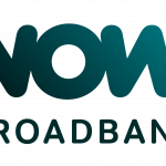 Now Broadband logo.