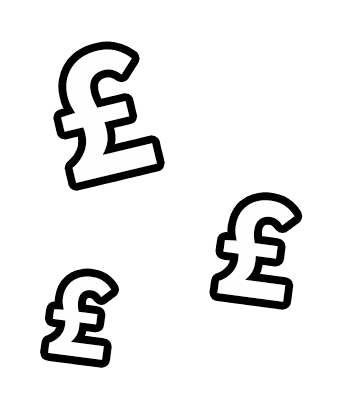 Pound symbol graphic.