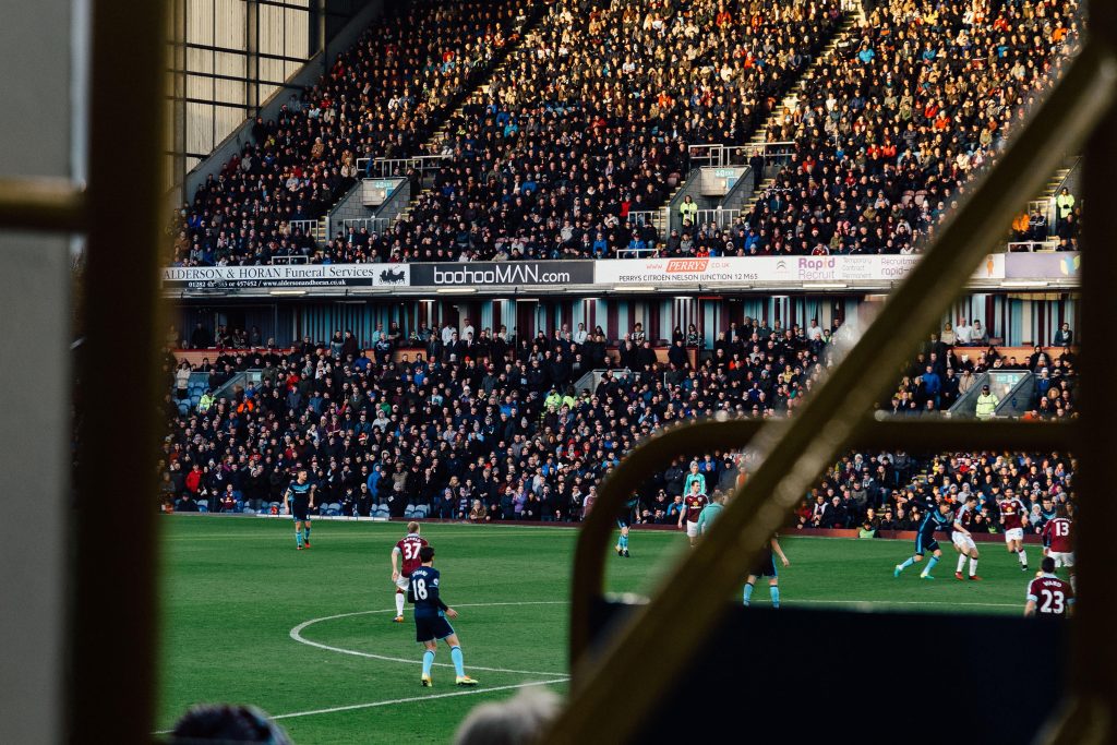 Premier League football match.