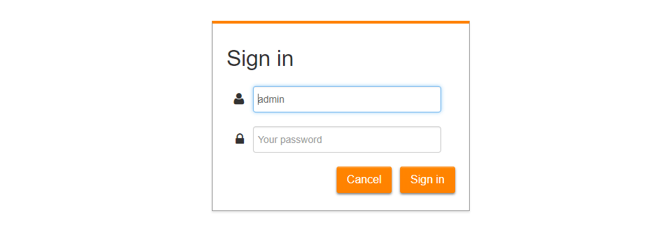 A router login screen.