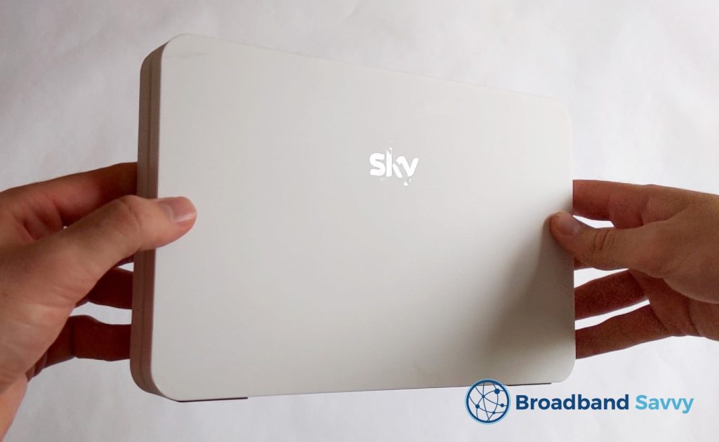 Sky Max Hub WiFi router.