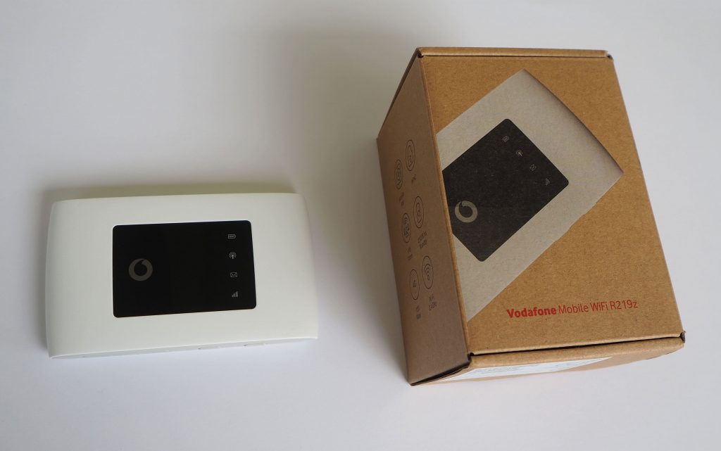 Vodafone MiFi device with box.