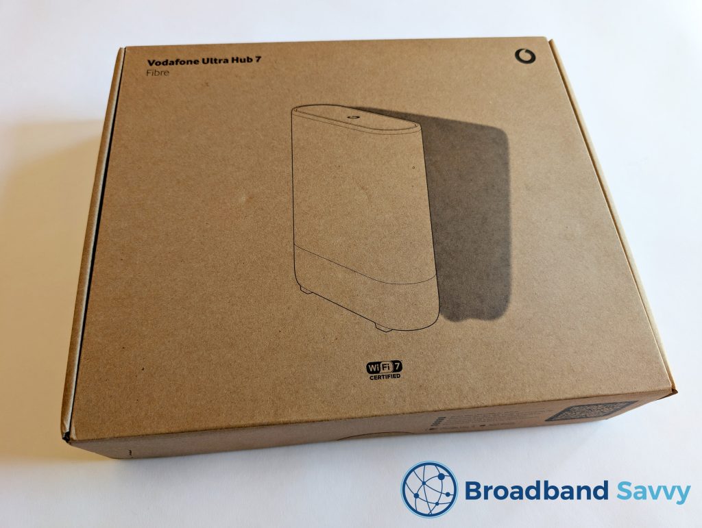 Vodafone Ultra Hub 7 box.