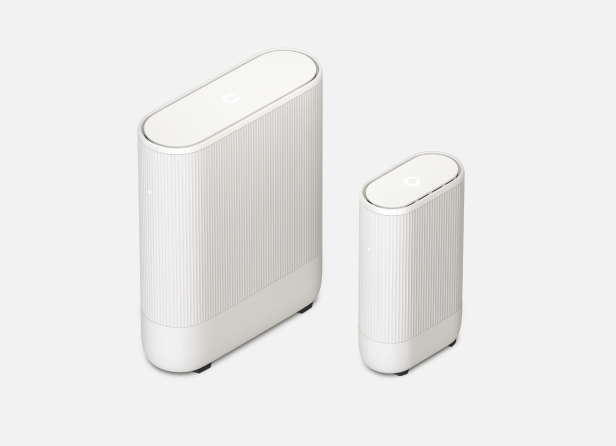 Vodafone WiFi Ultra Hub router and signal booster.